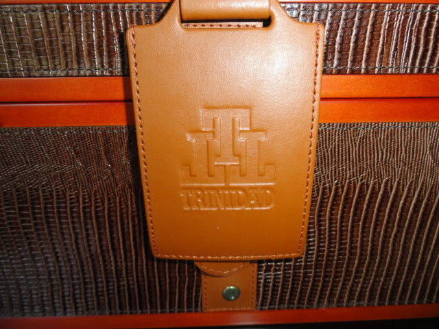 Trinidad Natural with Lizard Leather Chest Humidor  NIB