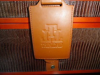 Trinidad Natural with Lizard Leather Chest Humidor  NIB