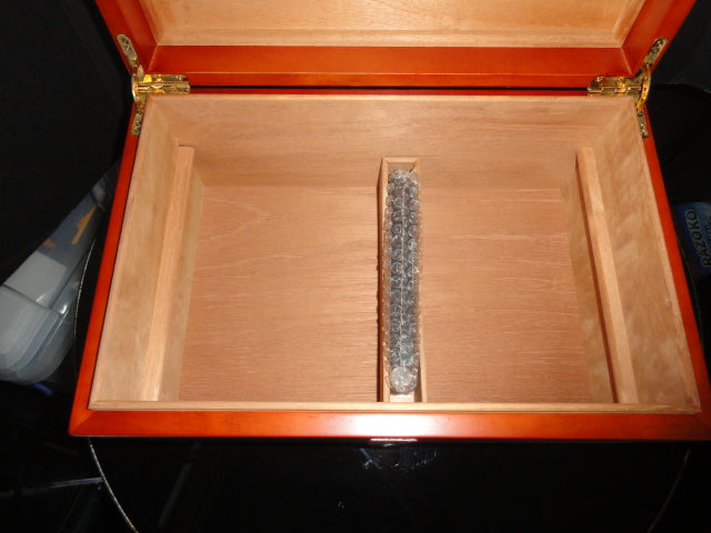 Trinidad Natural with Lizard Leather Chest Humidor  NIB