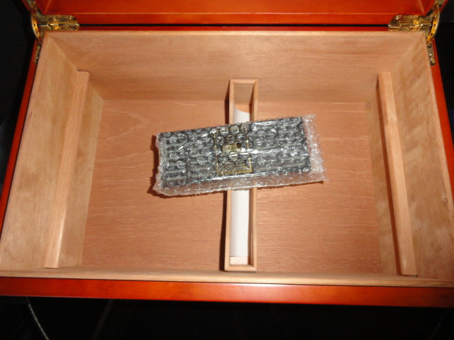 Trinidad Natural with Lizard Leather Chest Humidor  NIB