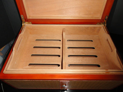 Royal Jamaican Gold Rattan Humidor