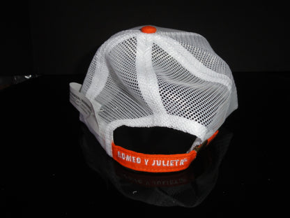 Romeo 1875 Orange and White Baseball Cap