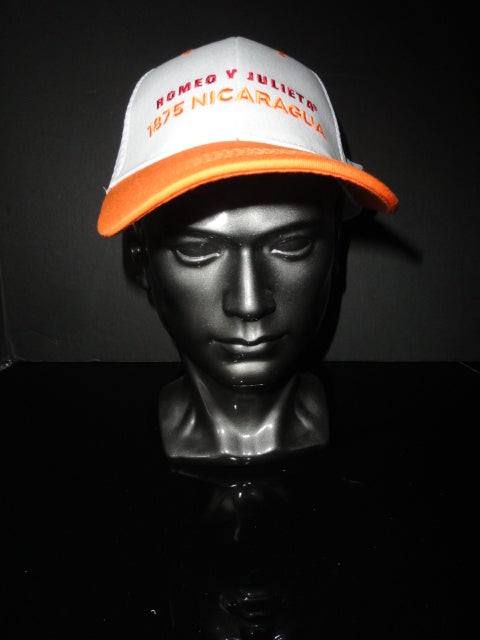 Romeo 1875 Orange and White Baseball Cap