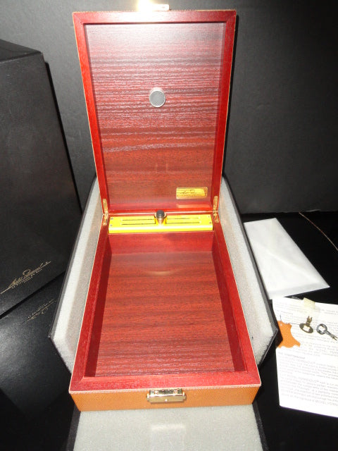 Michel Perrenoud Leather Travel Humidor 20 ct