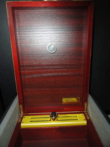Michel Perrenoud Leather Travel Humidor 20 ct