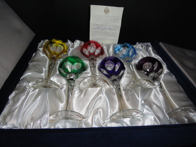 Fabergé Lausanne Hock Wine Glasses