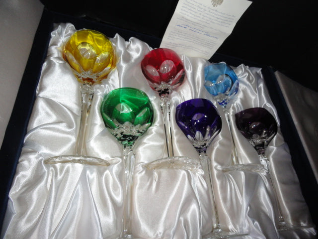 Faberge Lausanne Hock Wine Glasses