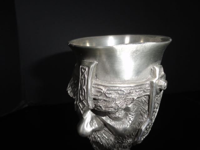 Royal Selangor Lord of Rings Collection Gimli Goblet with dent