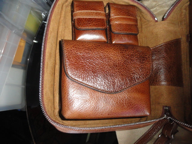 Brizard and Co. Havana Traveler - Antique Saddle Leather with Pouch