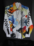 Robert Graham Zero to Sixty Long Sleeve Embroidered Shirt Size Medium