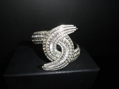Chanel Crystal Ladies Cuff Bracelet
