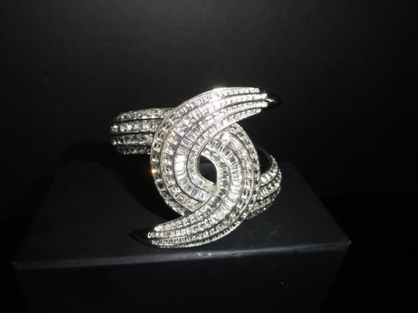 Chanel Crystal Ladies Cuff Bracelet