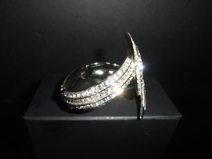 Chanel Crystal Ladies Cuff Bracelet
