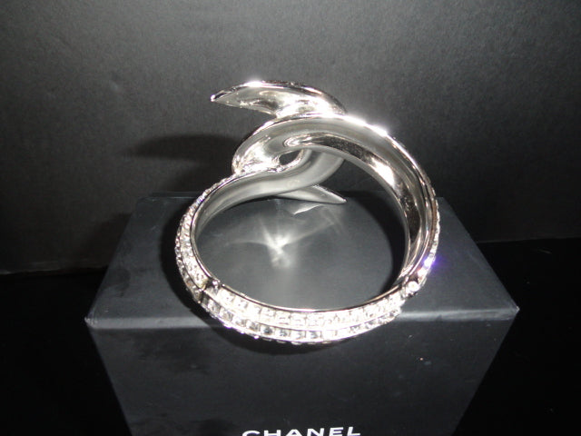 Chanel Crystal Ladies Cuff Bracelet