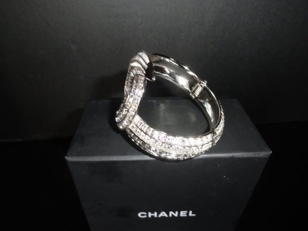 Chanel Crystal Ladies Cuff Bracelet
