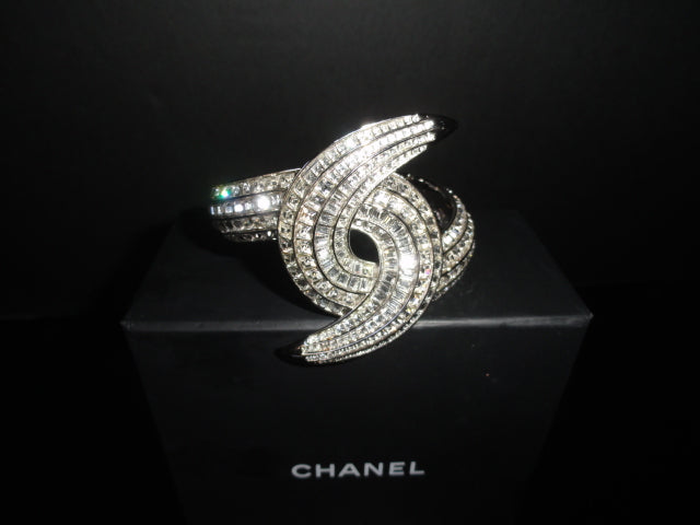 Chanel Crystal Ladies Cuff Bracelet