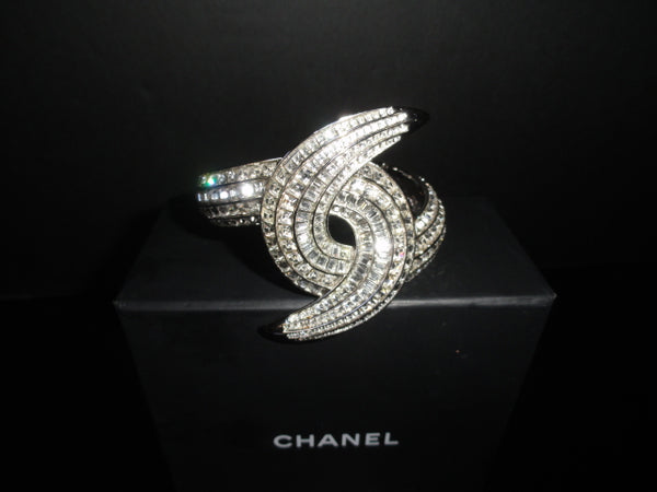 Chanel Crystal Ladies Cuff Bracelet