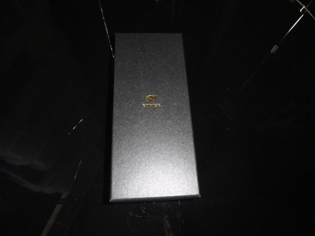 Brown Leather with Wood Cigar Case  NIB