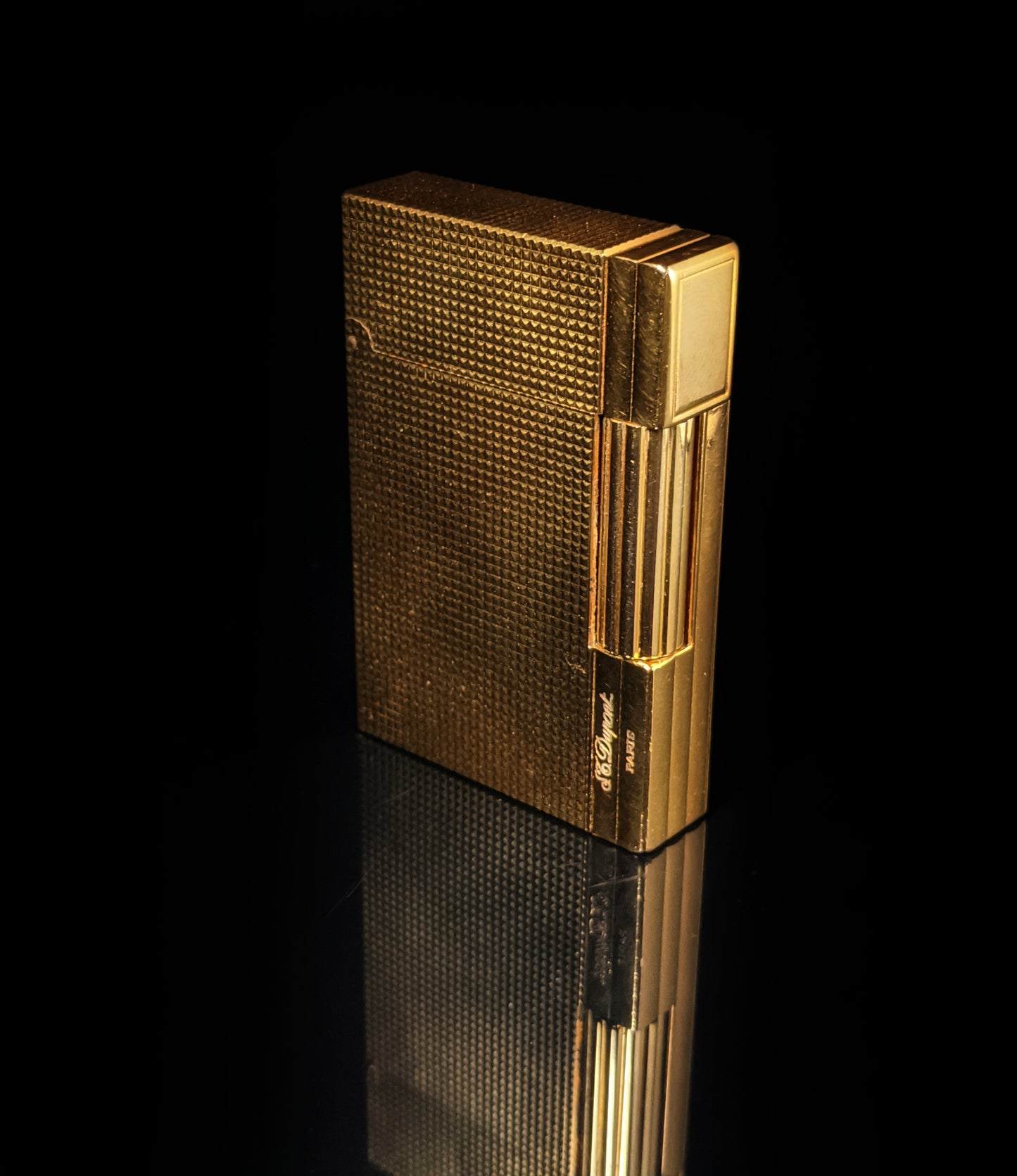 S.T. Dupont  Gold Plated Gatsby Pocket  Lighter