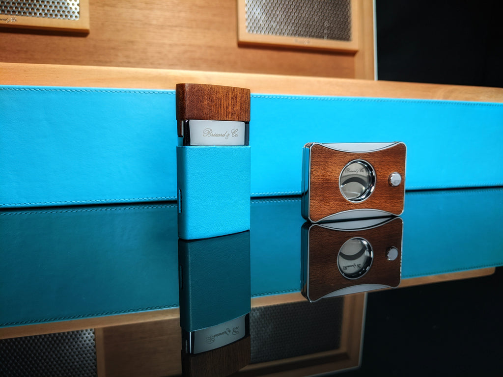 Brizard and Co. Positano Humidor — 130/150 Count with Matching Lighter & Cutter