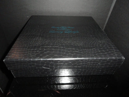 Rocky Patel Luminoso Aqua Glass Heavy Cigar Ashtray Measures 10" Diameter NIB