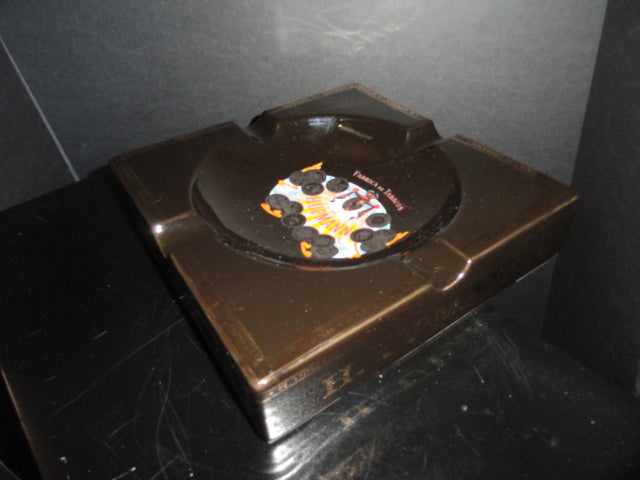 Large  Black Ceramic Ashtray
