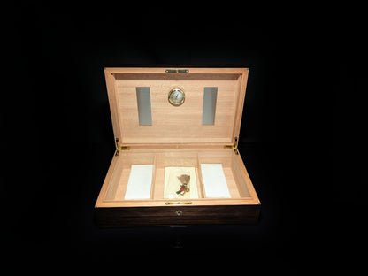 Elie Bleu Macassar Ebony Humidor 110 ct NIB