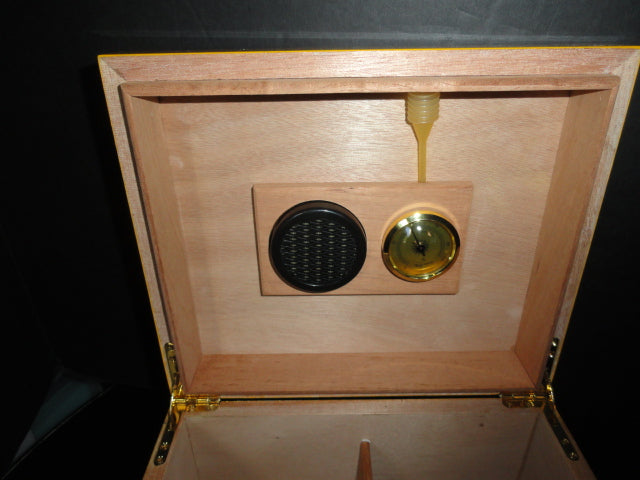 Cigar Wood Humidor 25 ct