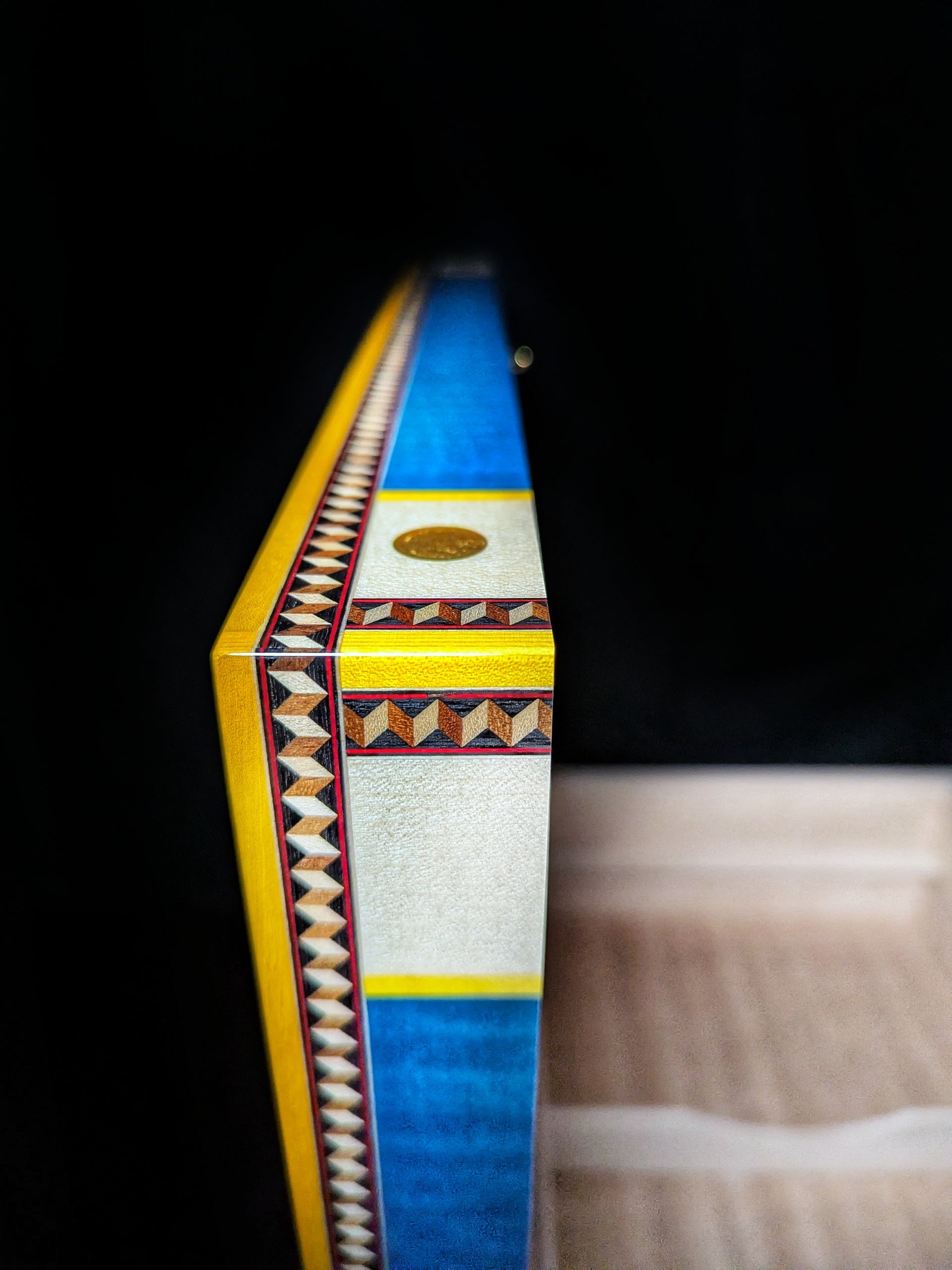 Elie Bleu Alba Blue Sycamore Humidor 200 ct.