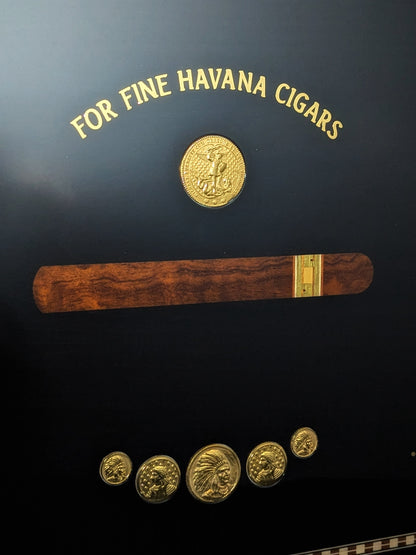 Elie Bleu Medals Black Sycamore humidor 200 count NIB