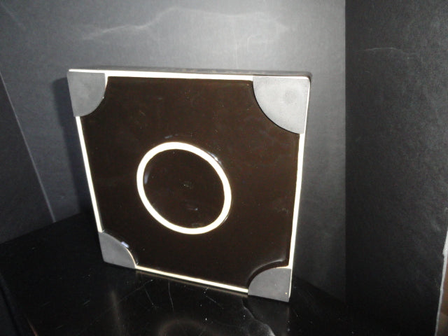 Large  Black Ceramic Ashtray