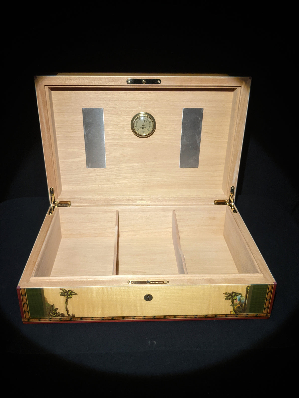 Elie Bleu Alba Natural  Sycamore Humidor 110 count NIB