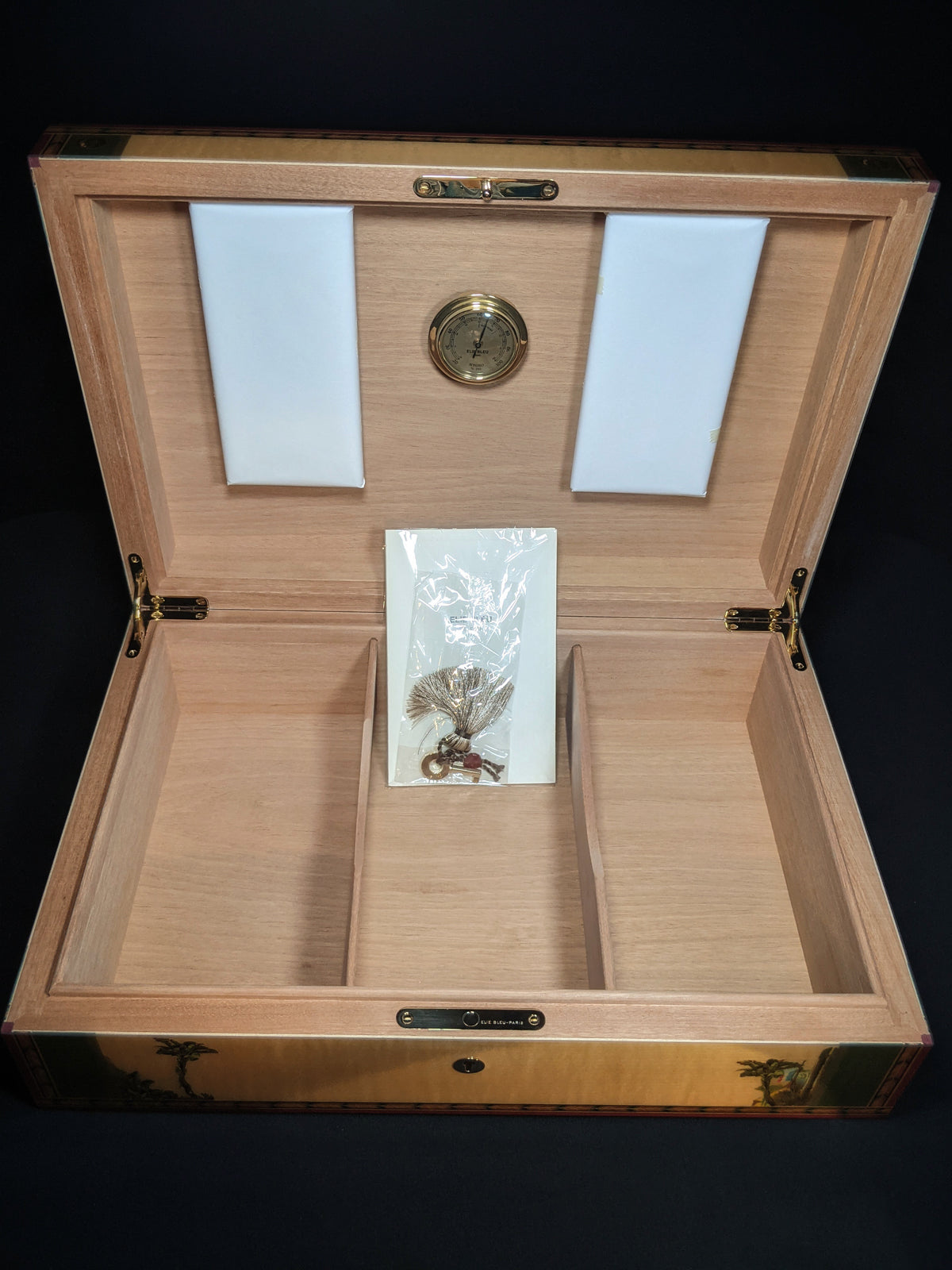 Elie Bleu Alba Natural  Sycamore Humidor 110 count NIB