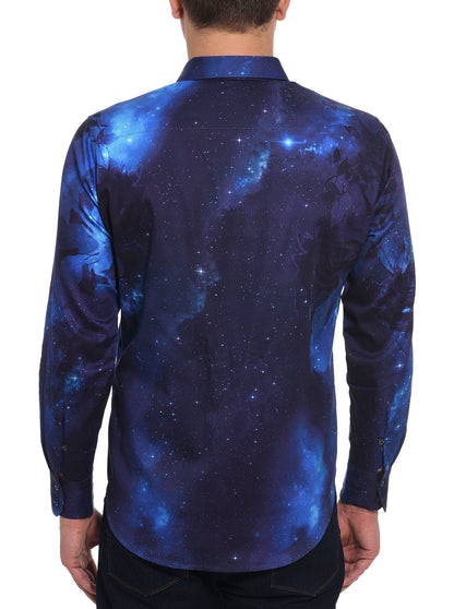 Robert Graham Cosmic Garden Long Sleeve Shirt Size XXL