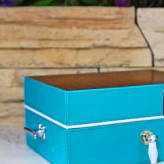 Brizard and Co. Positano Airflow Mini Desk Humidor — 13/15 Count