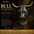 Mark Hopkins "Bull's Dominion" Limited Edition Bronze Sculpture — 10" × 7"