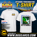 Attitude is Everything Offshore Racing Hanes Beefy-T shirt Large size