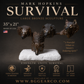 Mark Hopkins "Survival" Bronze Sculpture — Large