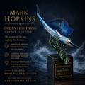 Mark Hopkins "Ocean Lightning" Bronze Sculpture