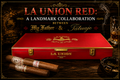 My Father Tatuaje La Union Red Cigar Humidor Empty 14.75" L x 7.75" W x 4.75" H
