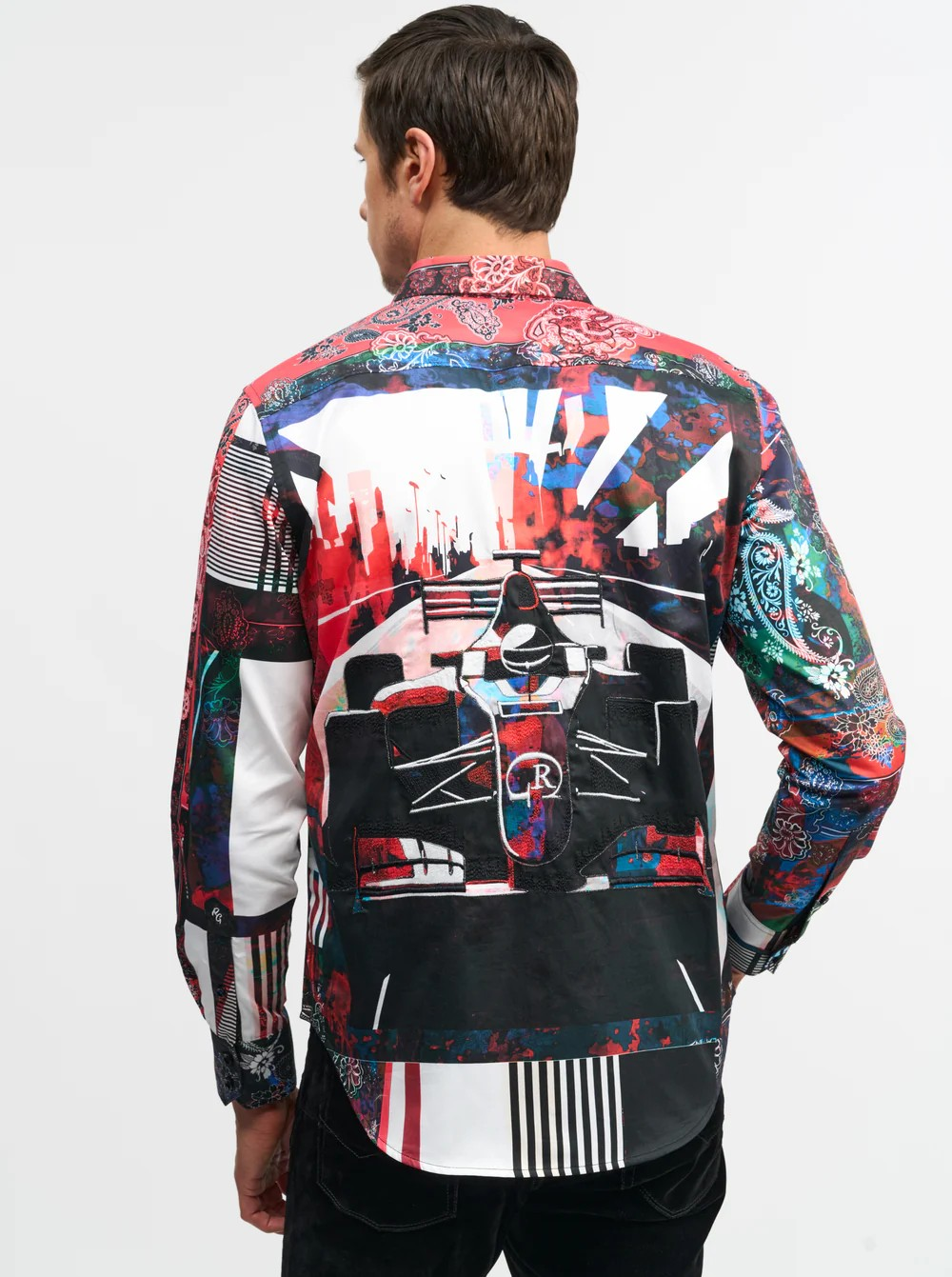 Robert Graham Winners Circle Long Sleeve Shirt Size 3XL