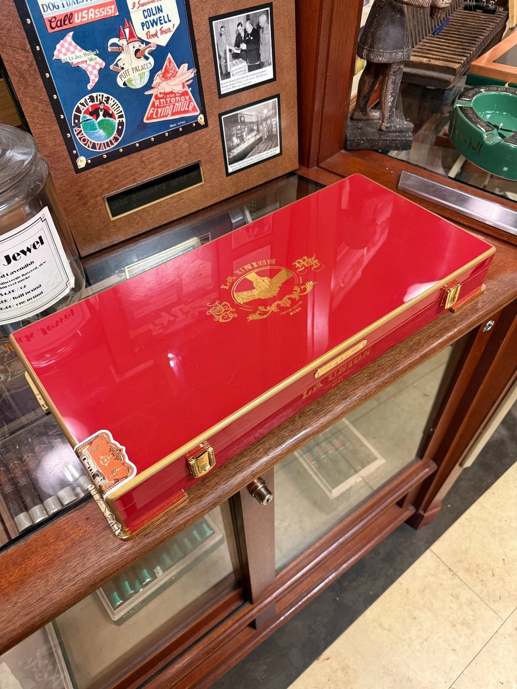 My Father Tatuaje La Union Red Cigar Humidor Empty 14.75" L x 7.75" W x 4.75" H
