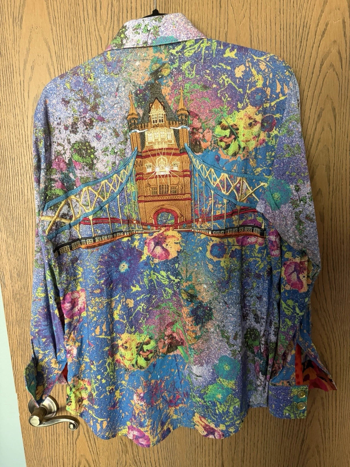 Robert Graham Admiralty Embroidered Shirt Size Small
