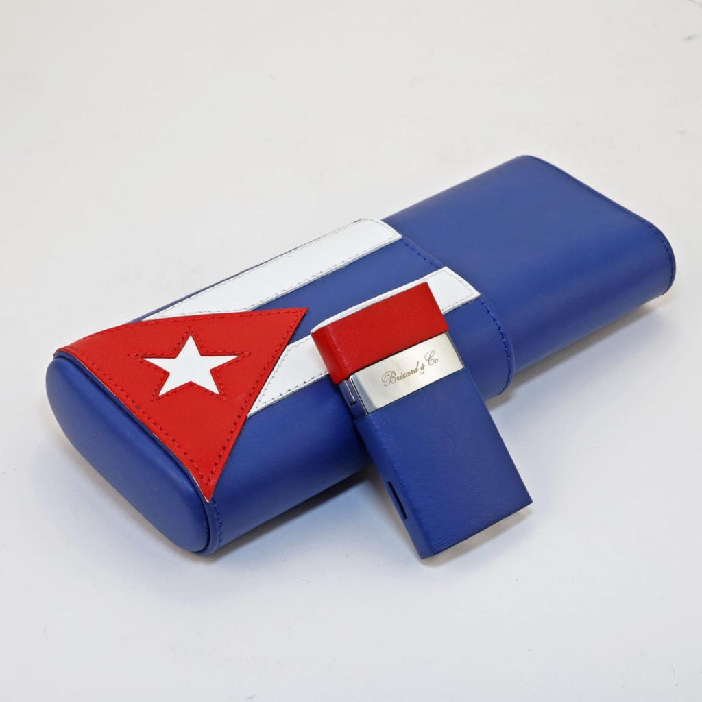 Brizard and Co Cuba Libre Leather Case and Pocket Lighter NIB