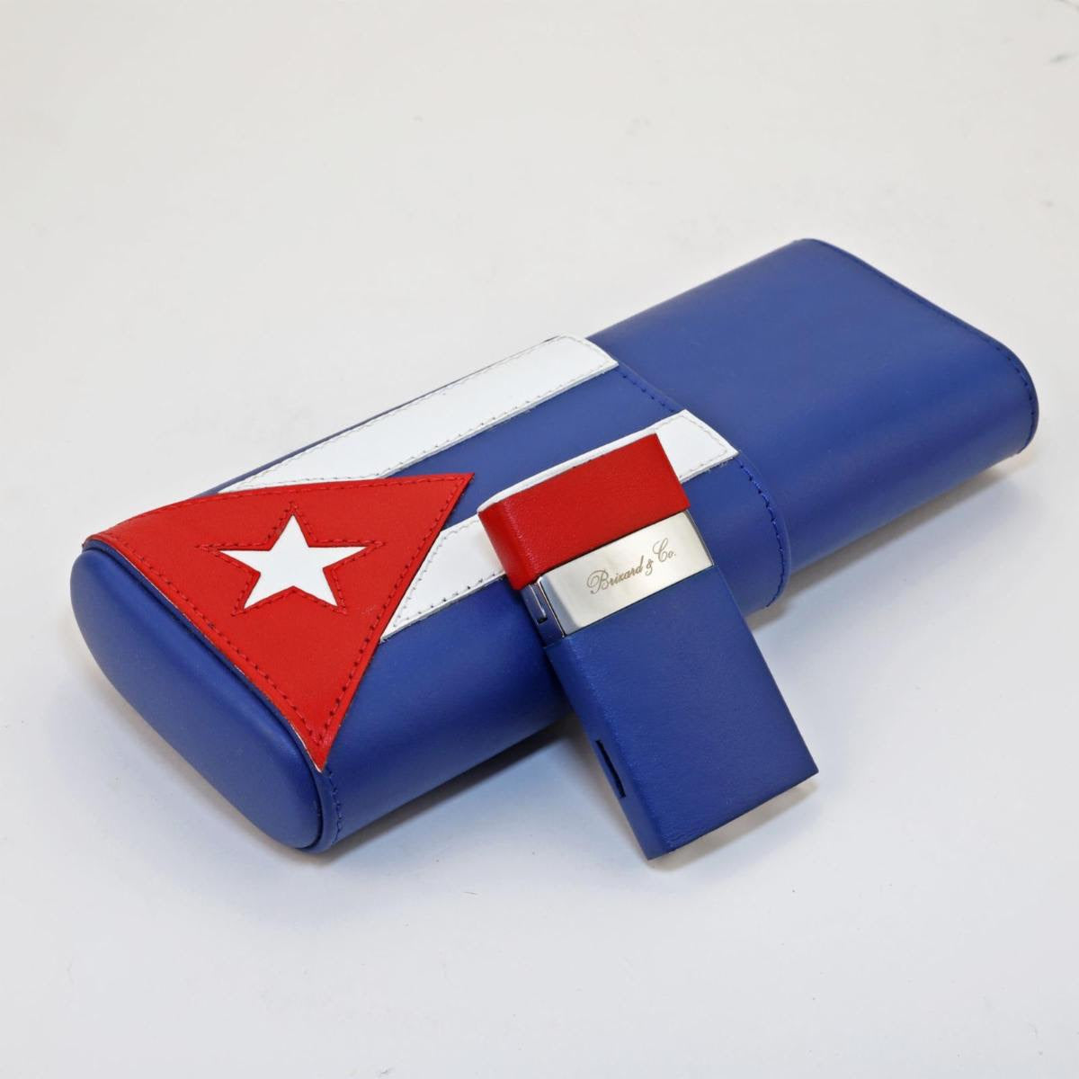Brizard and Co Cuba Libre Leather Case and Pocket Lighter NIB