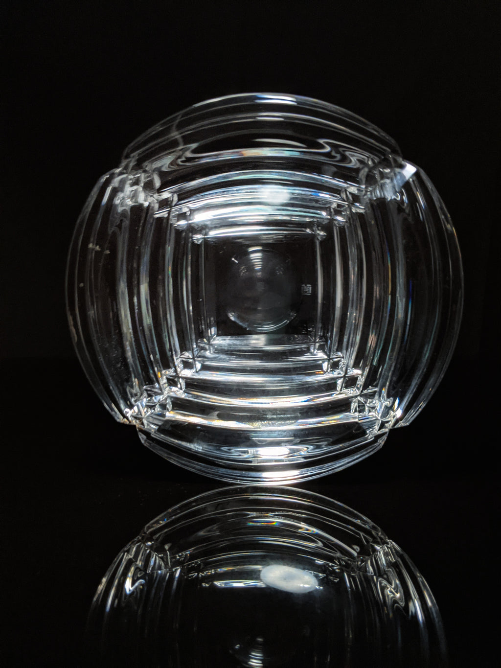 Heavy Glass Cigar Ashtray 7" Diameter