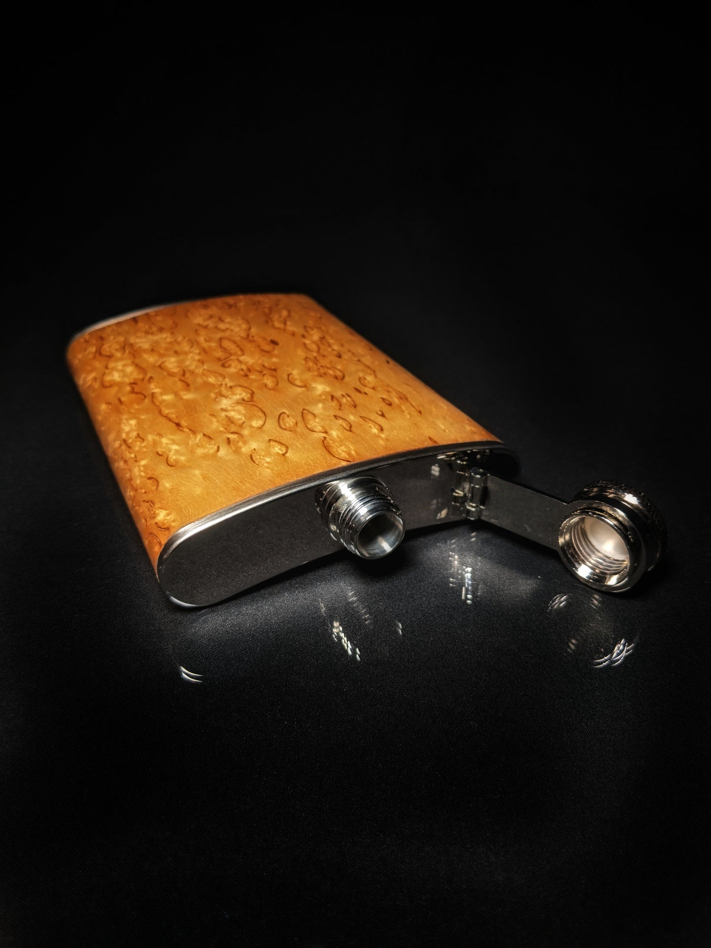 Brizard and Co. The 8 oz Flask - Birch Burl