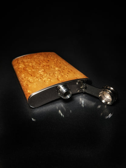 Brizard and Co. The 8 oz Flask - Birch Burl
