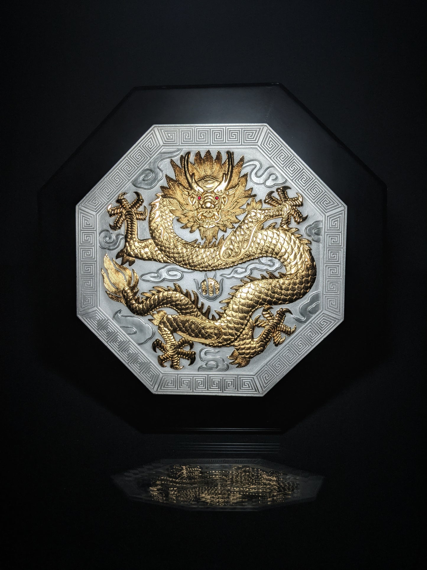 Royal Selangor Dragon Plaque. 14" x 14"