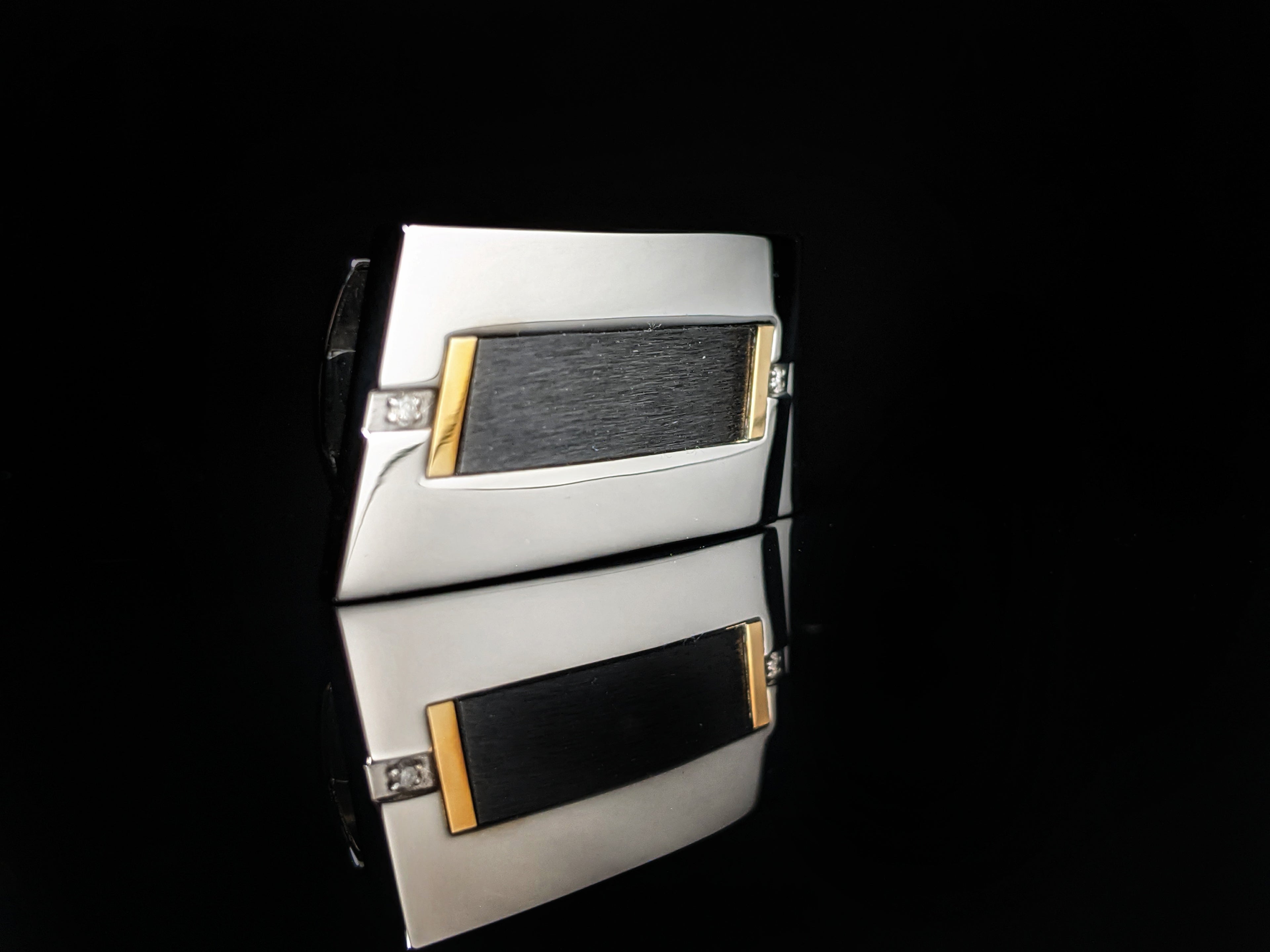 Dolan Bullock Diamond  Stainless Steel Money Clip NIB